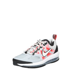 Nike Sportswear Rövid szárú edzőcipők 'Air Max Genome'  fehér / fekete / dinnye / világosszürke / rózsaszín