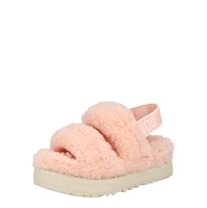UGG Házi cipő 'Fluffita'  világos-rózsaszín / fehér