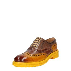 MELVIN & HAMILTON Fűzős cipő 'Trevor 1'  barna / konyak