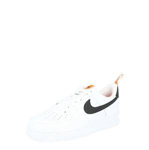 Nike Sportswear Rövid szárú edzőcipők 'AIR FORCE 1'  fehér / fekete / narancs