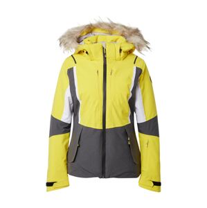 ICEPEAK Kültéri kabátok  sárga / sötétszürke / fehér
