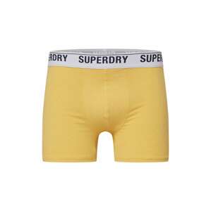 Superdry Boxeralsók  tengerészkék / sárga / fehér