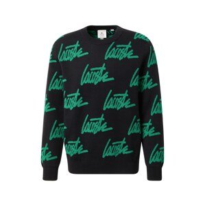 LACOSTE Pullover  fekete / smaragd