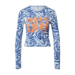 BDG Urban Outfitters Póló  kék / világoskék / narancs