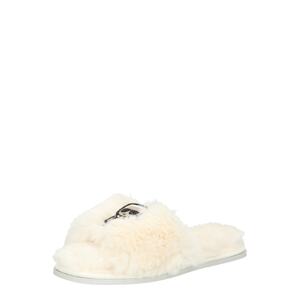 Karl Lagerfeld Házi cipő 'SALOTTO II'  fehér / fekete / bézs