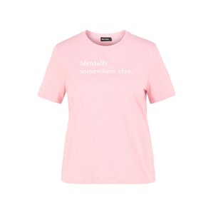 Pimkie Póló 'KITTY'  világos-rózsaszín / fehér