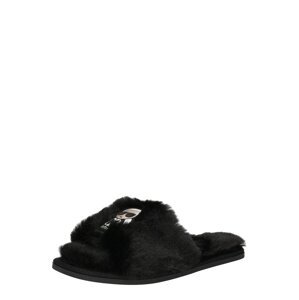 Karl Lagerfeld Házi cipő 'SALOTTO II'  fekete / fehér / bézs