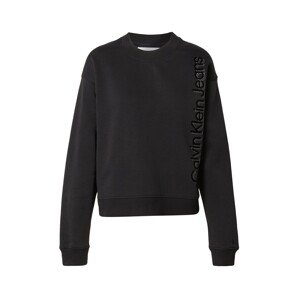 Calvin Klein Jeans Tréning póló 'Institutional Split'  fekete / fehér