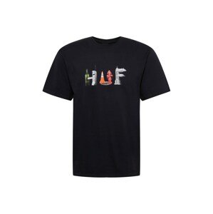 HUF Póló 'OBJECTIFIED'  fekete / vegyes színek
