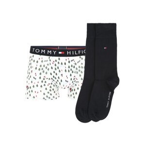 Tommy Hilfiger Underwear Boxeralsók 'Trunk & Sock'  fehér / opál / sötétzöld / piros / fekete