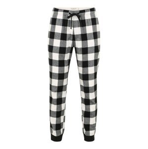 Abercrombie & Fitch Pizsama nadrágok  fekete / fehér / szürke melír