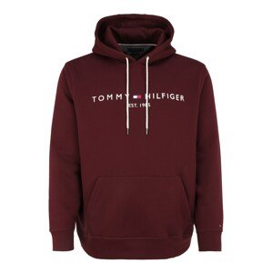 Tommy Hilfiger Big & Tall Tréning póló  burgundi vörös / fehér