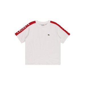 LACOSTE T-Shirt  piszkosfehér / piros / zöld
