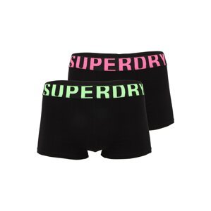 Superdry Boxeralsók  citromzöld / rózsaszín / fekete