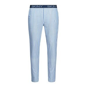 Skiny Pizsama nadrágok  világoskék / fehér