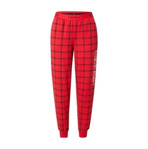 Calvin Klein Underwear Pizsama nadrágok  piros / fekete / fehér
