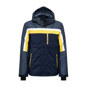 KILLTEC Kültéri kabátok 'Tirano'  tengerészkék / kék melír / sárga / fehér