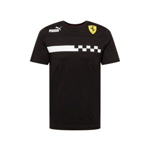 PUMA Funkcionális felső 'Ferrari Race'  fekete / sárga / fehér