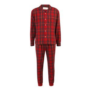 Abercrombie & Fitch Hosszú pizsama  piros / fekete / fehér / sárga / zöld