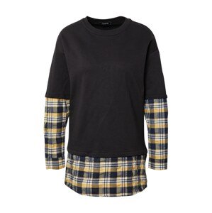 Trendyol Tréning póló  fekete / sötétkék / szürke / pasztellsárga