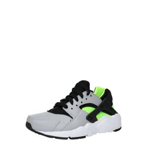 Nike Sportswear Sportcipő 'Huarache Run'  szürke / neonzöld / fekete