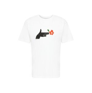 Obey Póló 'Handgun'  fehér / fekete / zöld / piros