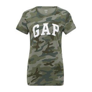 Gap Tall Póló  zöld / khaki / olíva / fehér