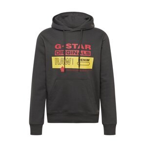 G-Star RAW Tréning póló 'Originals'  fekete / piros / sárga