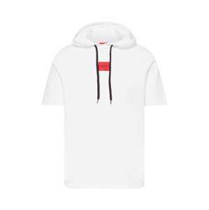 HUGO Tréning póló 'Dresley'  fehér / piros / fekete