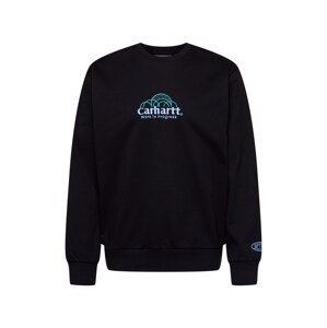 Carhartt WIP Tréning póló  fekete / vízszín / világoskék