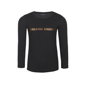 Bruuns Bazaar Kids Póló 'Marie Louise'  fekete / arany