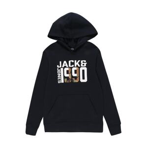 Jack & Jones Junior Tréning póló  sötétkék / barna / szépia / khaki / fehér