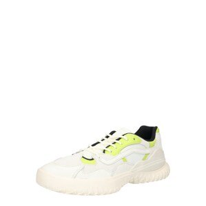 VANS Rövid szárú edzőcipők  fehér / neonsárga