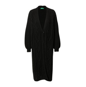 UNITED COLORS OF BENETTON Kötött kabát  fekete