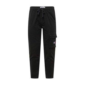 Tommy Jeans Cargo nadrágok  fekete / fehér / piros / tengerészkék