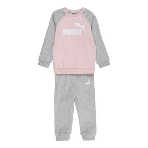 PUMA Jogging ruhák  világos-rózsaszín / szürke melír / fehér