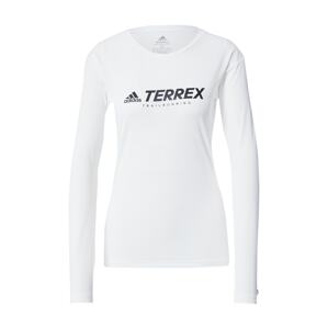 adidas Terrex Funkcionális felső 'Primeblue'  fehér / fekete