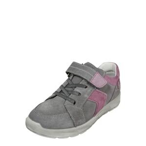 RICOSTA Sportcipő  szürke / rózsaszín / fehér