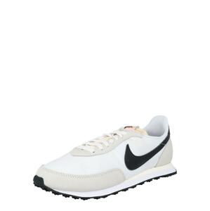Nike Sportswear Rövid szárú edzőcipők 'Waffle Trainer'  bézs / fekete / fehér