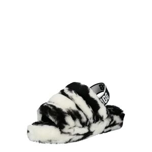UGG Házi cipő 'LUFF YEAH'  fekete / természetes fehér / fehér