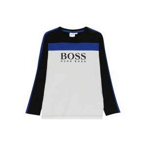 BOSS Kidswear Shirt  fehér / fekete / tengerészkék
