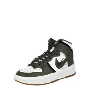 Nike Sportswear Magas szárú edzőcipők 'Dunk Rebel'  fehér / fekete / sötétzöld