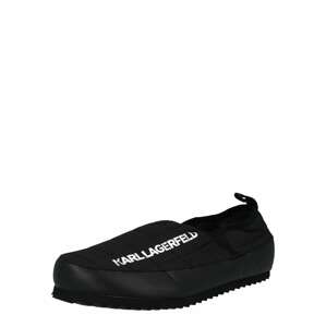 Karl Lagerfeld Belebújós cipők 'KOOKOON'  fekete / fehér