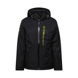 4F Kültéri kabátok  fekete / neonsárga