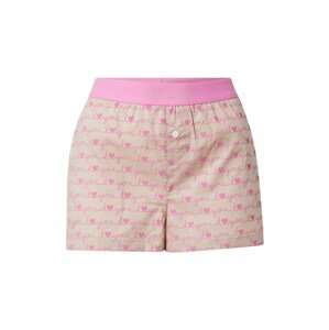 Calvin Klein Underwear Pizsama nadrágok  világos-rózsaszín / púder
