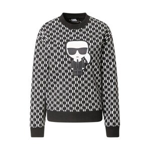 Karl Lagerfeld Tréning póló  fekete / fehér