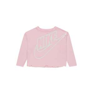 Nike Sportswear Shirt 'AURA'  ezüstszürke / rózsaszín