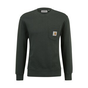 Carhartt WIP Tréning póló  sötétzöld / narancs / fehér / fekete