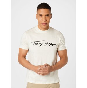 Tommy Hilfiger Tailored Póló  fekete / tojáshéj