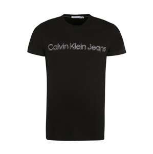 Calvin Klein Jeans Plus Póló  fekete / taupe